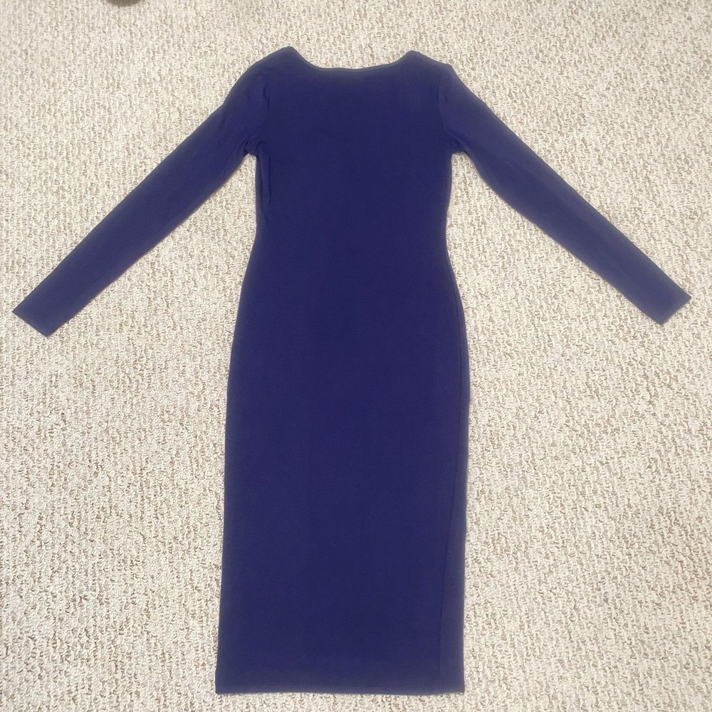 ASOS Women's Size US 6 UK 10 Long Sleeve Round Neck Maxi Dress - Picture 2 of 4